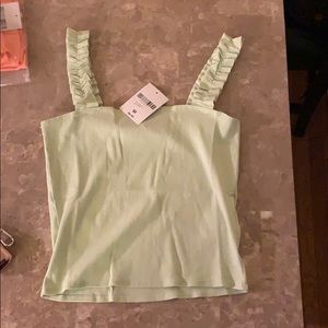 Green nice fitted top